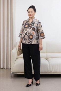 Hạnh Quần dài ống rộng, thun phía sau 0804/5.134