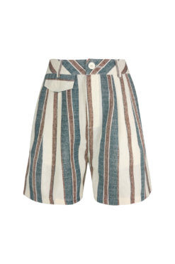 Quần short sọc, nắp túi 1802/4.299